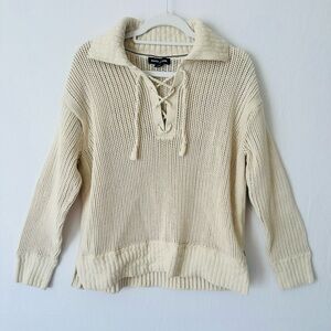 Nautica Jeans Neutral/ Tan Knit Sweater – Women’s Size L